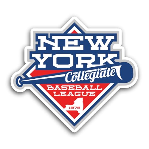 2 (Pieces) 3" and 5" New York C0llegiate Sticker, Waterproof Vinyl Decals for Many Purpose Like Cars