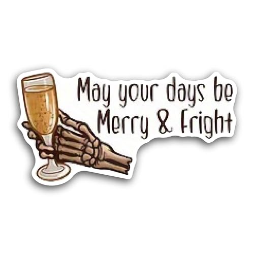 2 (Pieces) 3" and 5" May Your Days Sticker, Waterproof Vinyl Decals for Many Purpose Like Cars, Truc