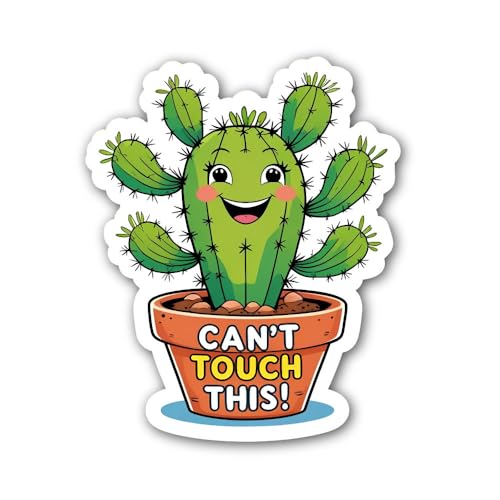 2 (Pieces) 3" and 5" Not Today with Cute Man Sticker, Waterproof Vinyl Decals for Many Purpose Like