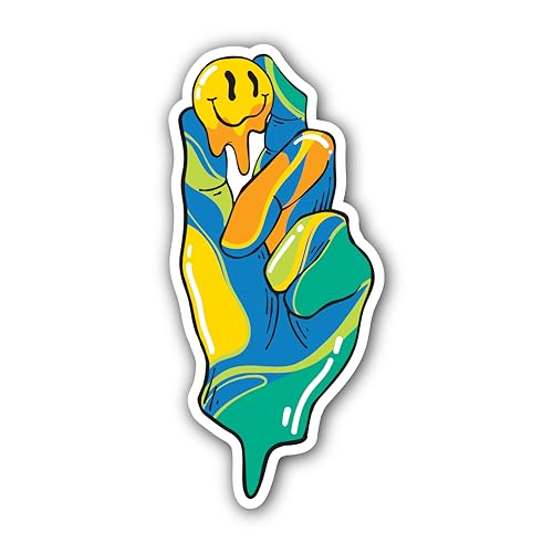 Just kee Breathing, thiis Too Shall Pass Message Sticker- 5" Vinyl Sticker Waterproof