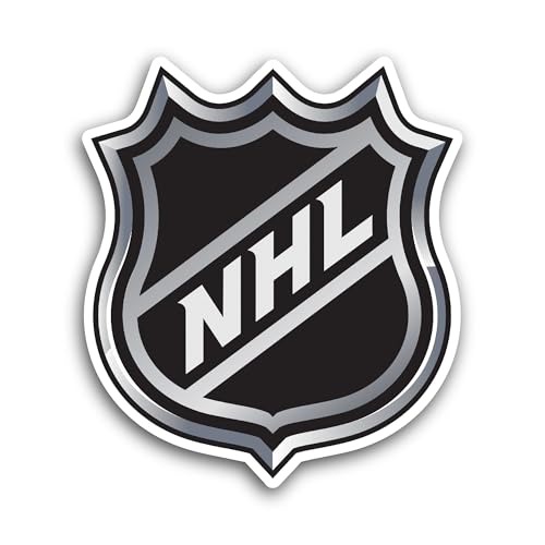 2 (Pieces) 3" and 5" National H0ckey League Sticker, Waterproof Vinyl Decals for Many Purpose Like C