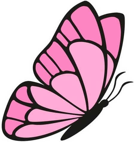 Inspirational Quote "Light Pink Butterfly" Motivational Sticker Vinyl Decal Motivation Stickers- 5" Vinyl Sticker Waterproof