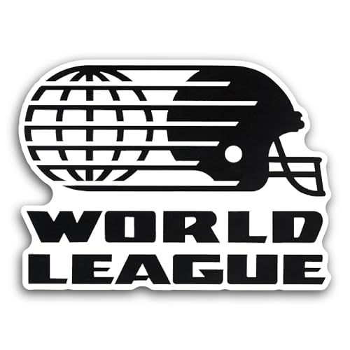 2 (Pieces) 3" and 5" W0rld League Sticker, Waterproof Vinyl Decals for Many Purpose Like Cars, Truck