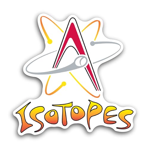 2 (Pieces) 3" and 5" Is0topes Logo Sticker, Waterproof Vinyl Decals for Many Purpose Like Cars, Truc