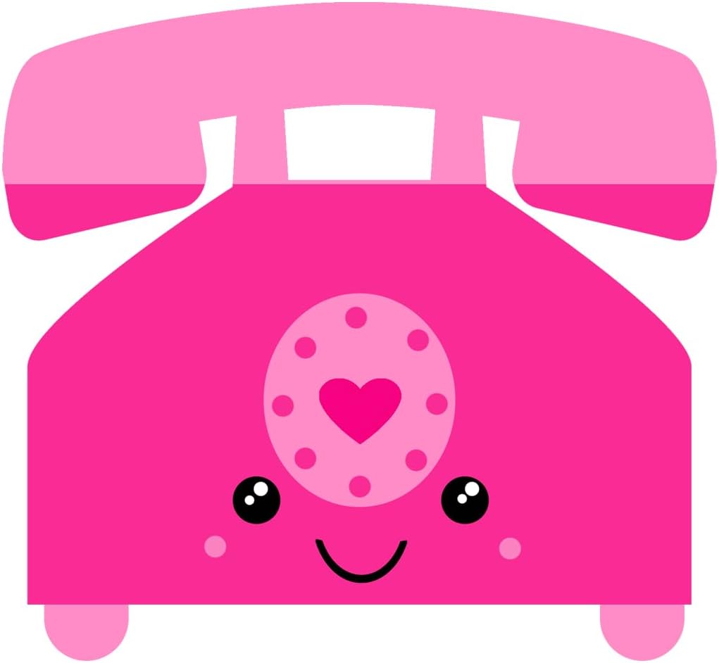 Inspirational Quote Old Pphone, Pink Color, Motivational Sticker Vinyl Decal Motivation Stickers- 5" Vinyl Sticker Waterproof