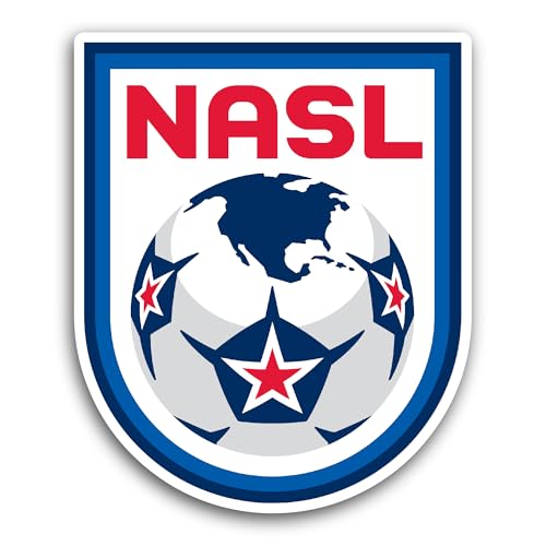 2 (Pieces) 3" and 5" North American S0ccer League Sticker, Waterproof Vinyl Decals for Many Purpose