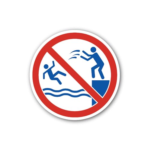 2 (Pieces) 3" and 5" Water Safety Sticker, Waterproof Vinyl Decals for Many Purpose Like Cars, Truck