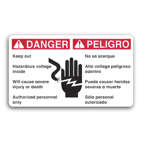 2 (Pieces) 3" and 5" Keep Out Sign Decal Sticker, Waterproof Vinyl Decals for Many Purpose Like Cars