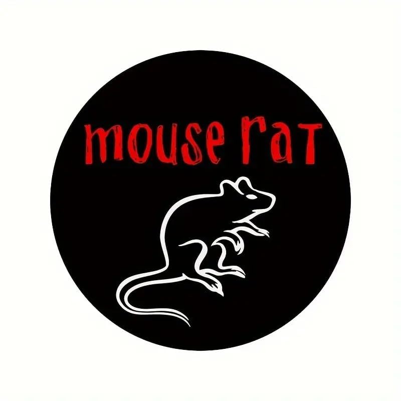 Mouse Rat Logo - Parks and Rec Sticker Vinyl Decal Motivation Stickers- 5" Vinyl Sticker Waterproof
