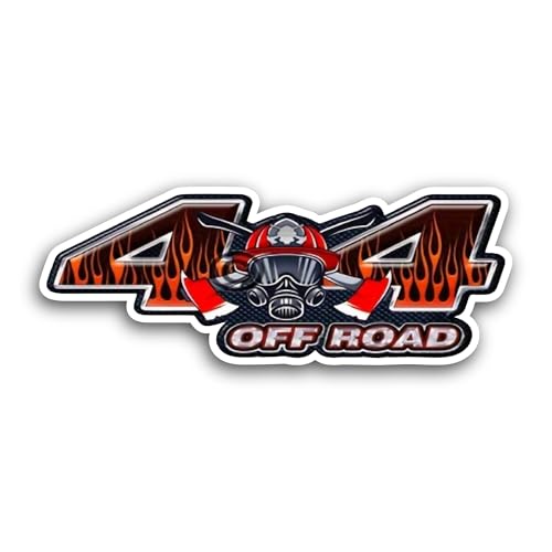 2 (Pieces) 3" and 5" Off Road Sticker, Waterproof Vinyl Decals for Many Purpose Like Cars, Trucks, L