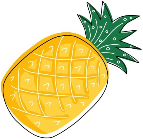 Inspirational Quote "Pineapple" Motivational Sticker Vinyl Decal Motivation Stickers- 5" Vinyl Sticker Waterproof