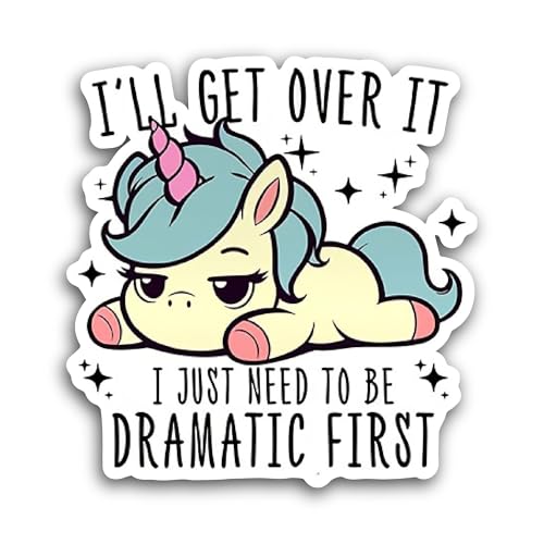 2 (Pieces) 3" and 5" Cute Unicorn Sticker, Waterproof Vinyl Decals for Many Purpose Like Cars, Truck