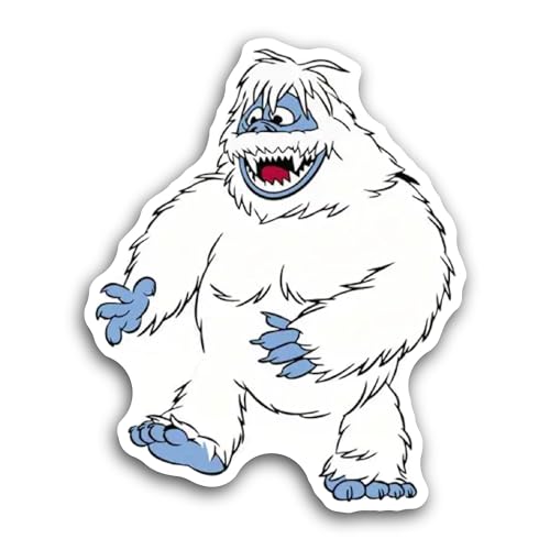 2 (Pieces) 3" and 5" Snow Beast Sticker, Waterproof Vinyl Decals for Many Purpose Like Cars, Trucks,