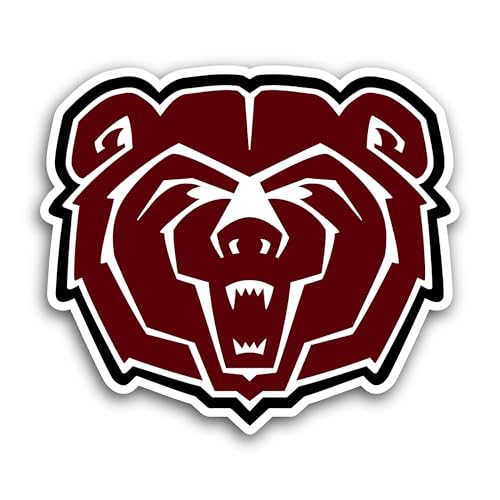 2 (Pieces) 3" and 5" Missouri State B3ars Sticker, Waterproof Vinyl Decals for Many Purpose Like Car