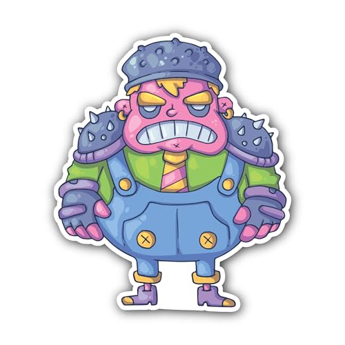 2 (Pieces) 3" and 5" Wall Graffiti Artist Sticker, Waterproof Vinyl Decals for Many Purpose Like Car