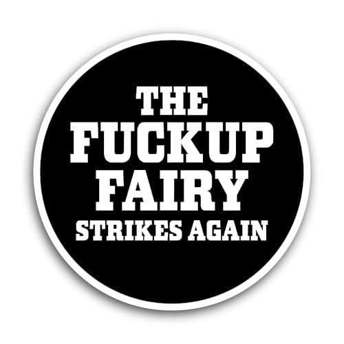 2 (Pieces) 3" and 5" Strikes Again Text Sticker, Waterproof Vinyl Decals for Many Purpose Like Cars,