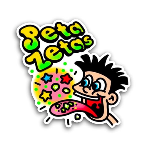 2 (Pieces) 3" and 5" Peta Z3tas Sticker, Waterproof Vinyl Decals for Many Purpose Like Cars, Trucks,
