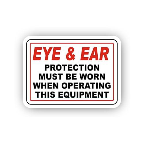 2 (Pieces) 3" and 5" Combined Sensory Protection Alert Sticker, Waterproof Vinyl Decals for Many Pur