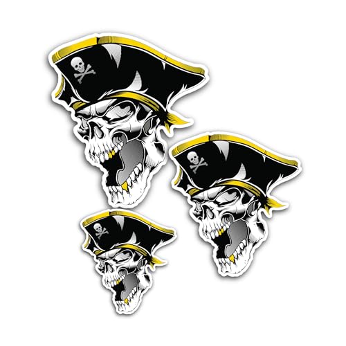 2 (Pieces) 3" and 5" Competitive Development Tengoku Sticker, Waterproof Vinyl Decals for Many Purpo