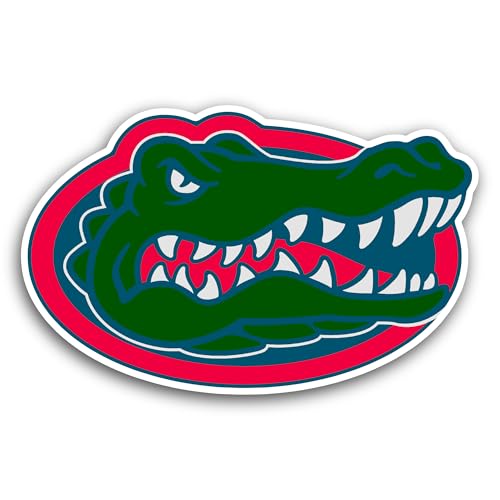 2 (Pieces) 3" and 5" Fl0rida Gators Sticker, Waterproof Vinyl Decals for Many Purpose Like Cars, Tru