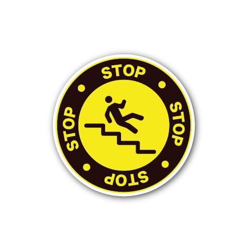 2 (Pieces) 3" and 5" Chemical Weapons Sign Sticker, Waterproof Vinyl Decals for Many Purpose Like Ca