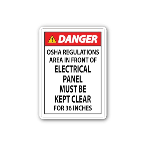 2 (Pieces) 3" and 5" Important Safety Requirement Sticker, Waterproof Vinyl Decals for Many Purpose