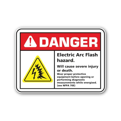 2 (Pieces) 3" and 5" Severe Injury Sticker, Waterproof Vinyl Decals for Many Purpose Like Cars, Truc