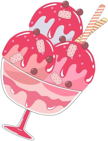 Inspirational Quote "Tripple Scoop Icecream" Motivational Sticker Vinyl Decal Motivation Stickers- 5" Vinyl Sticker Waterproof