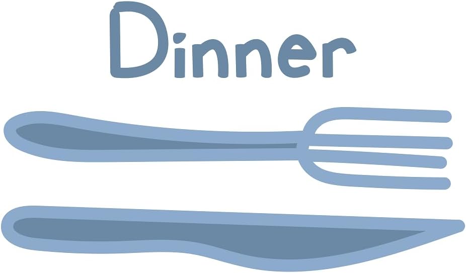 Inspirational Quote Dinner - Motivational Sticker, Vinyl Decal Motivation Stickers- 5" Vinyl Sticker Waterproof