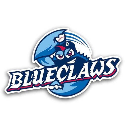 2 (Pieces) 3" and 5" Blue Cl@ws Sticker, Waterproof Vinyl Decals for Many Purpose Like Cars, Trucks,