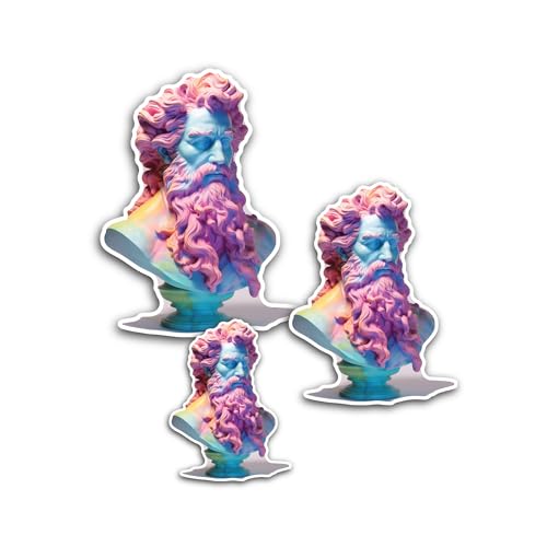 2 (Pieces) 3" and 5" They See Me Trolling Sticker, Waterproof Vinyl Decals for Many Purpose Like Car