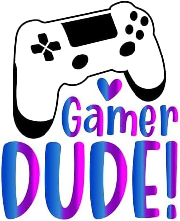 Inspirational Quote Gamer Dude Great Gift Motivational Sticker Vinyl Decal Motivation Stickers- 5" Vinyl Sticker Waterproof