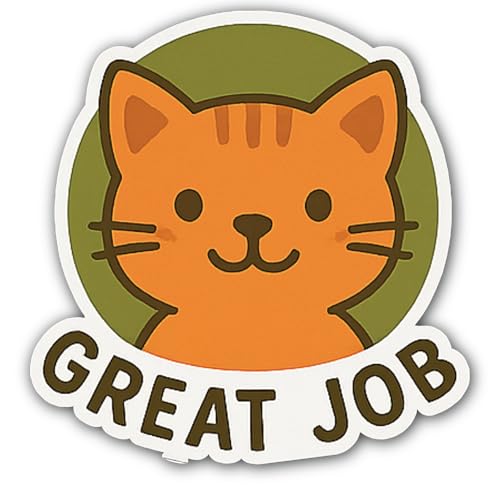 2 (Pieces) 3" and 5" Ugly Face Sticker, Waterproof Vinyl Decals for Many Purpose Like Cars, Trucks,
