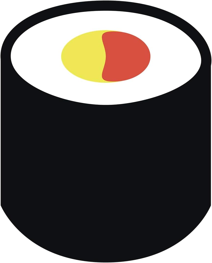 Inspirational Quote Sushi Roll Sticker Motivational Sticker Vinyl Decal Motivation Stickers- 5" Vinyl Sticker Waterproof