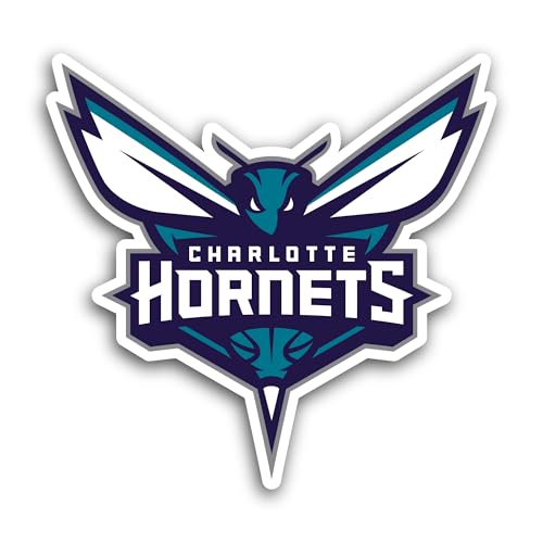 2 (Pieces) 3" and 5" Charlotte Team Decal Sticker, Waterproof Vinyl Decals for Many Purpose Like Car