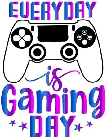Inspirational Quote Everyday Gaming Day Motivational Sticker Vinyl Decal Motivation Stickers- 5" Vinyl Sticker Waterproof