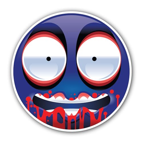 2 (Pieces) 3" and 5" an Eyeball Sticker, Waterproof Vinyl Decals for Many Purpose Like Cars, Trucks,