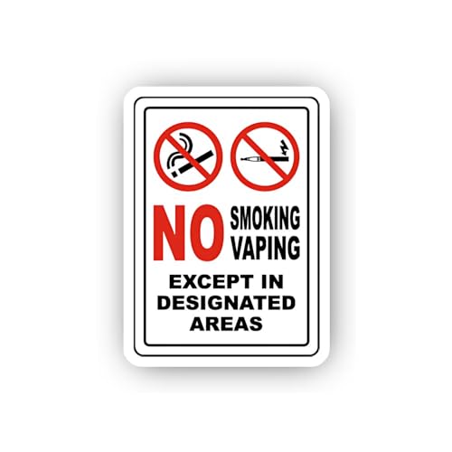 2 (Pieces) 3" and 5" Flying Debris Eye Safety Warning Sticker, Waterproof Vinyl Decals for Many Purp