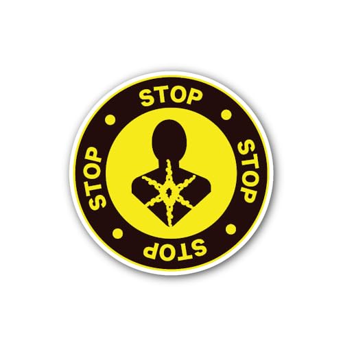 2 (Pieces) 3" and 5" Longer Term Health Hazard Sign Sticker, Waterproof Vinyl Decals for Many Purpos