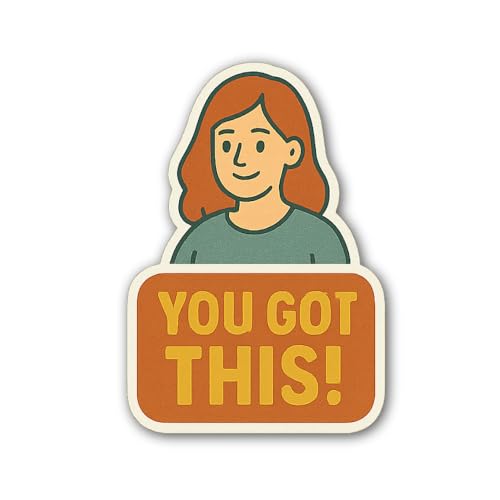 You can Symbol Concept Words Sticker- 5" Vinyl Sticker Waterproof
