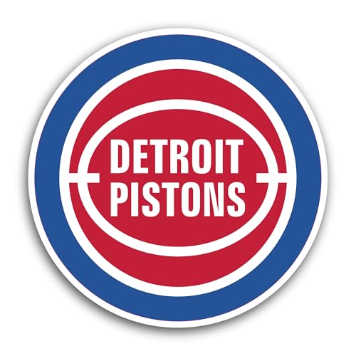 2 (Pieces) 3" and 5" Detroit P1stons Decal Sticker, Waterproof Vinyl Decals for Many Purpose Like Ca