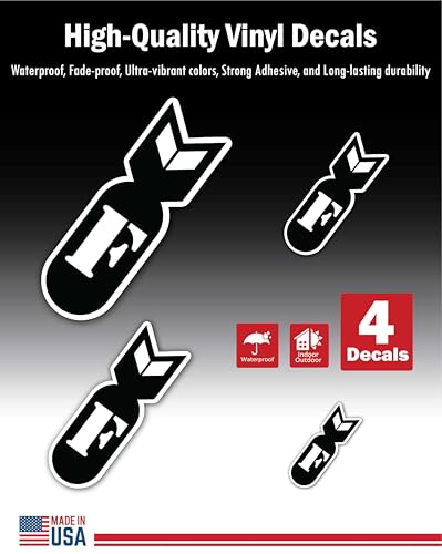 2 (Pieces) 3" and 5" Stickers n Decals Cute But Psycha - Motivational Sticker Vinyl Decal Motivation