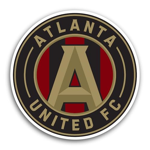 2 (Pieces) 3" and 5" ATL@nta United Logo Sticker, Waterproof Vinyl Decals for Many Purpose Like Cars