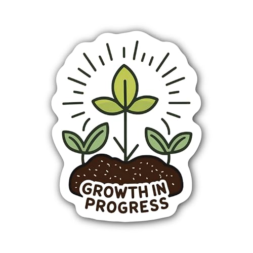 The Flower Cried and Cried Until she Decided to Fight Message Sticker - 5" Vinyl Sticker Waterproof