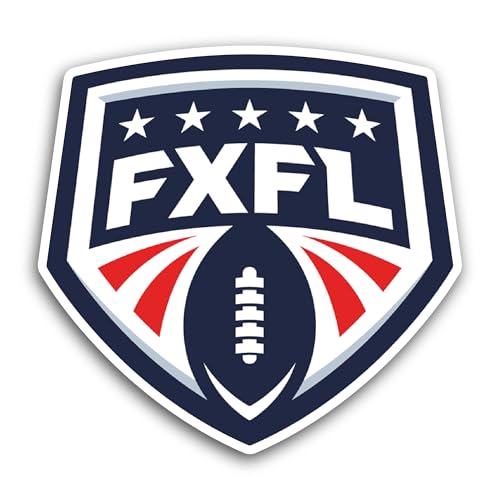 2 (Pieces) 3" and 5" FXFL Sticker, Waterproof Vinyl Decals for Many Purpose Like Cars, Trucks, Lapto