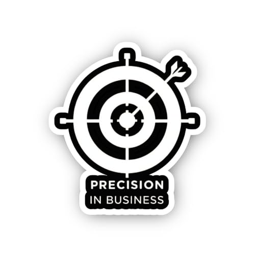 2 (Pieces) 3" and 5" Target Precision Icon Sticker, Waterproof Vinyl Decals for Many Purpose Like Ca