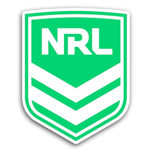 2 (Pieces) 3" and 5" Nati0nal Rugby League Sticker, Waterproof Vinyl Decals for Many Purpose Like Ca