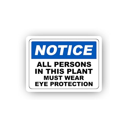 2 (Pieces) 3" and 5" Eye Protection Sticker, Waterproof Vinyl Decals for Many Purpose Like Cars, Tru