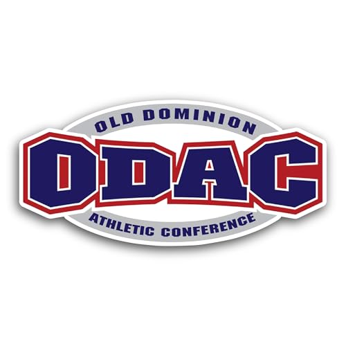 2 (Pieces) 3" and 5" Old D0minion Athletic Conference Sticker, Waterproof Vinyl Decals for Many Purp