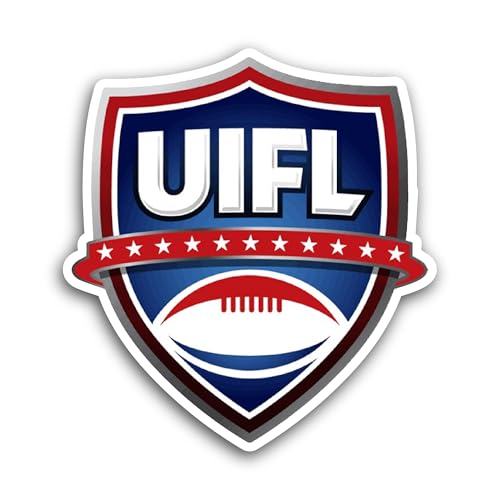 2 (Pieces) 3" and 5" UIFL Sticker, Waterproof Vinyl Decals for Many Purpose Like Cars, Trucks, Lapto